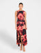 Eden Printed Mesh Maxi Dress